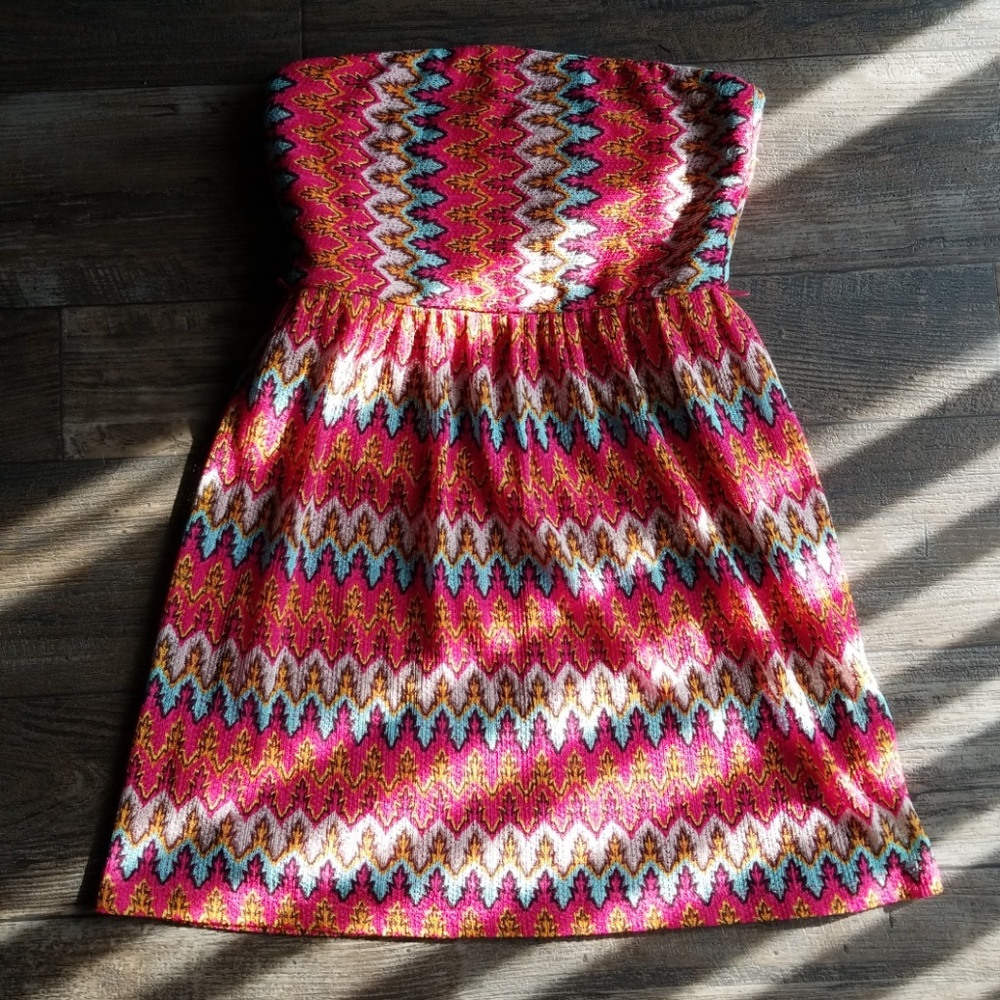 Strapless summer dress